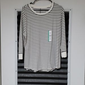 Time and Tru Crew Neck Rib Tee